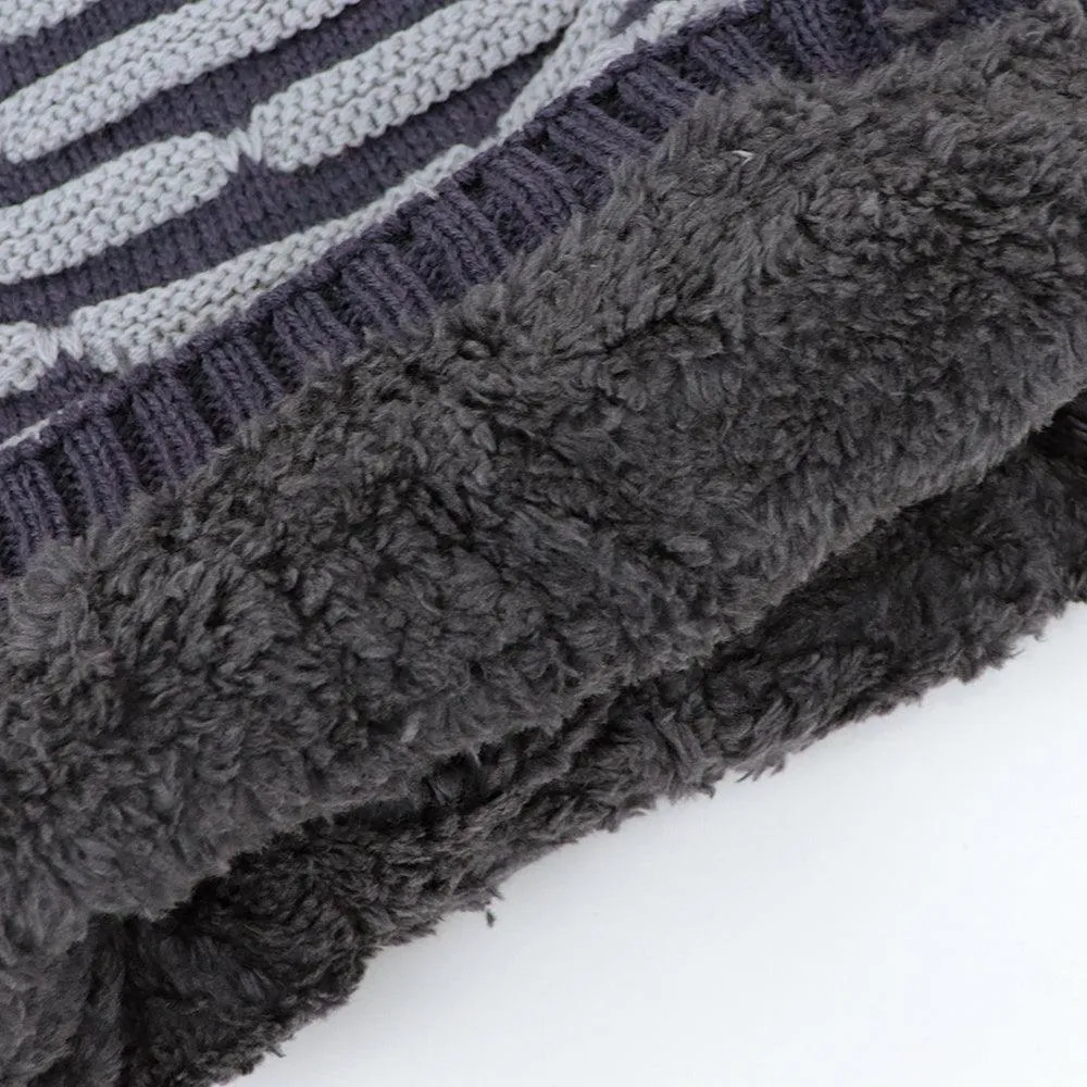 Murdock Fur lined Textured beanie Cap