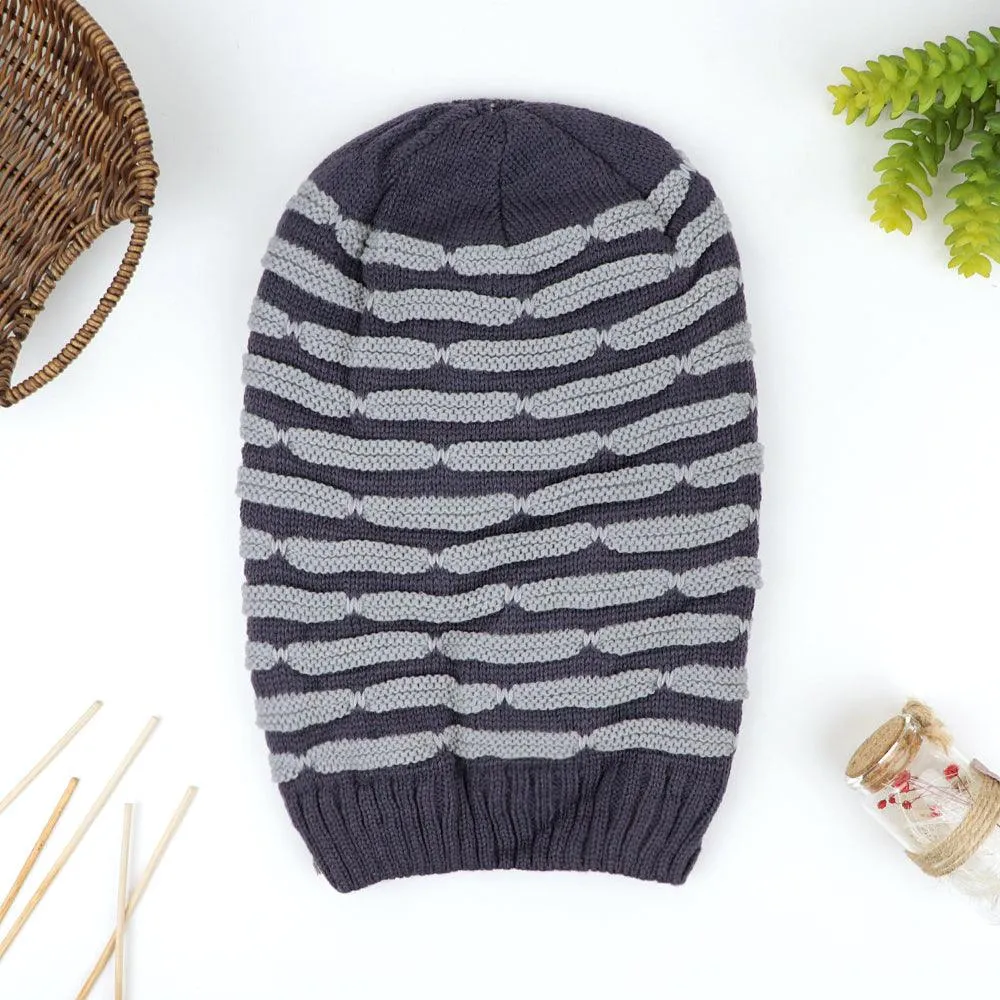 Murdock Fur lined Textured beanie Cap