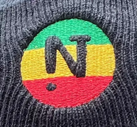 !N Rasta Cuffed Beanie