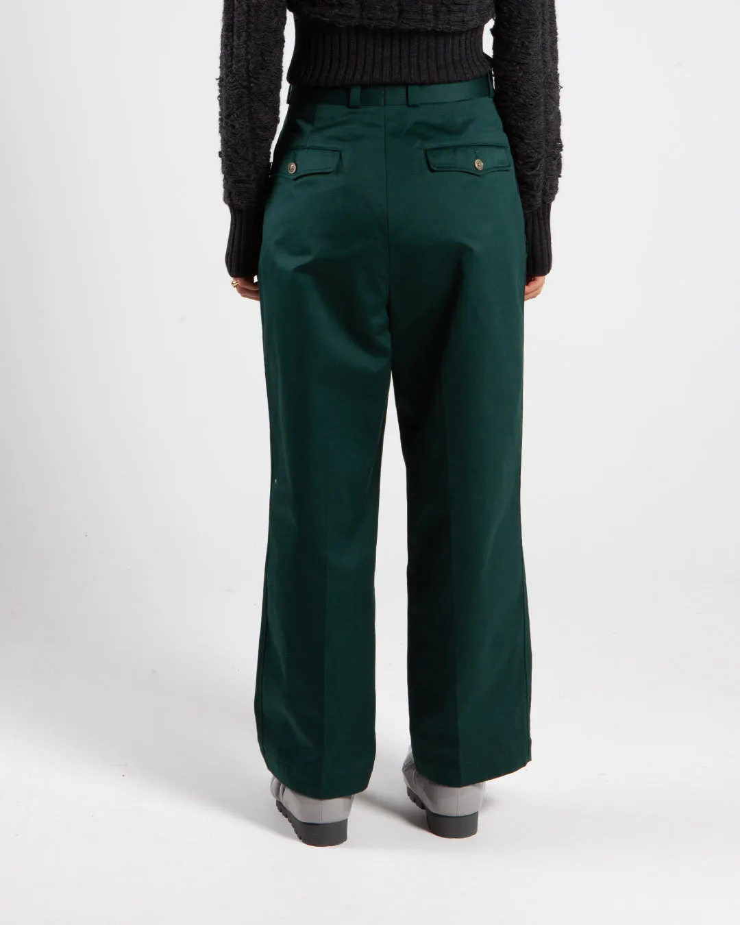 nanamica Double Pleat Chino Pants Green