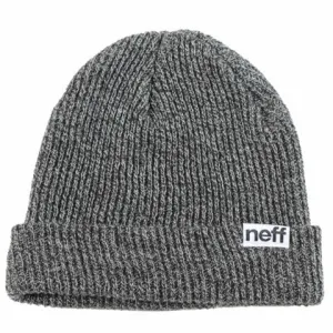 Neff Fold Heather Beanie - Black/White