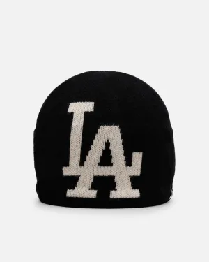 New Era Los Angeles Dodgers Mega Logo Beanie Black