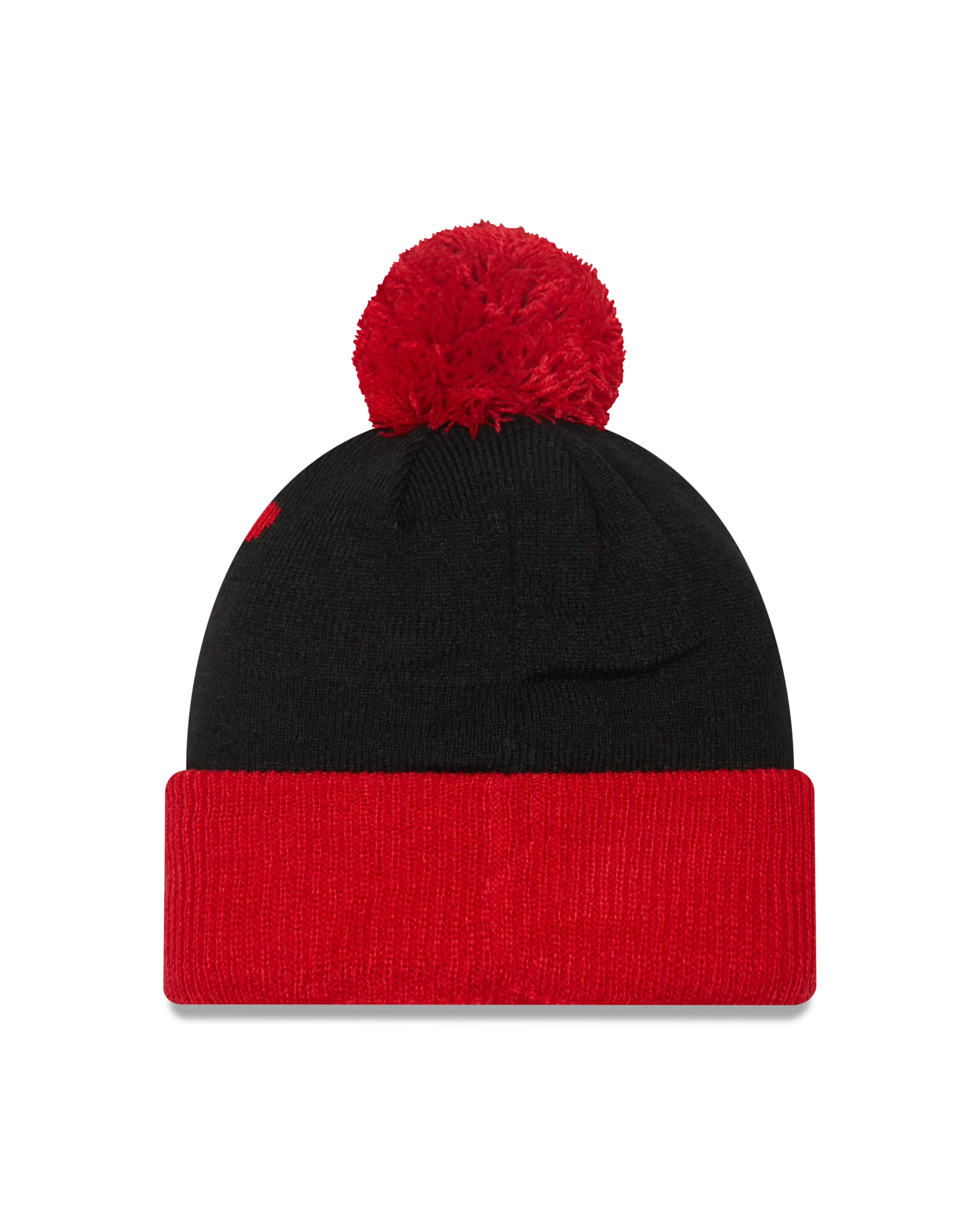 New Era Texas Tech "Confident" Fleece Lined Cuffed Beanie w/ Pom