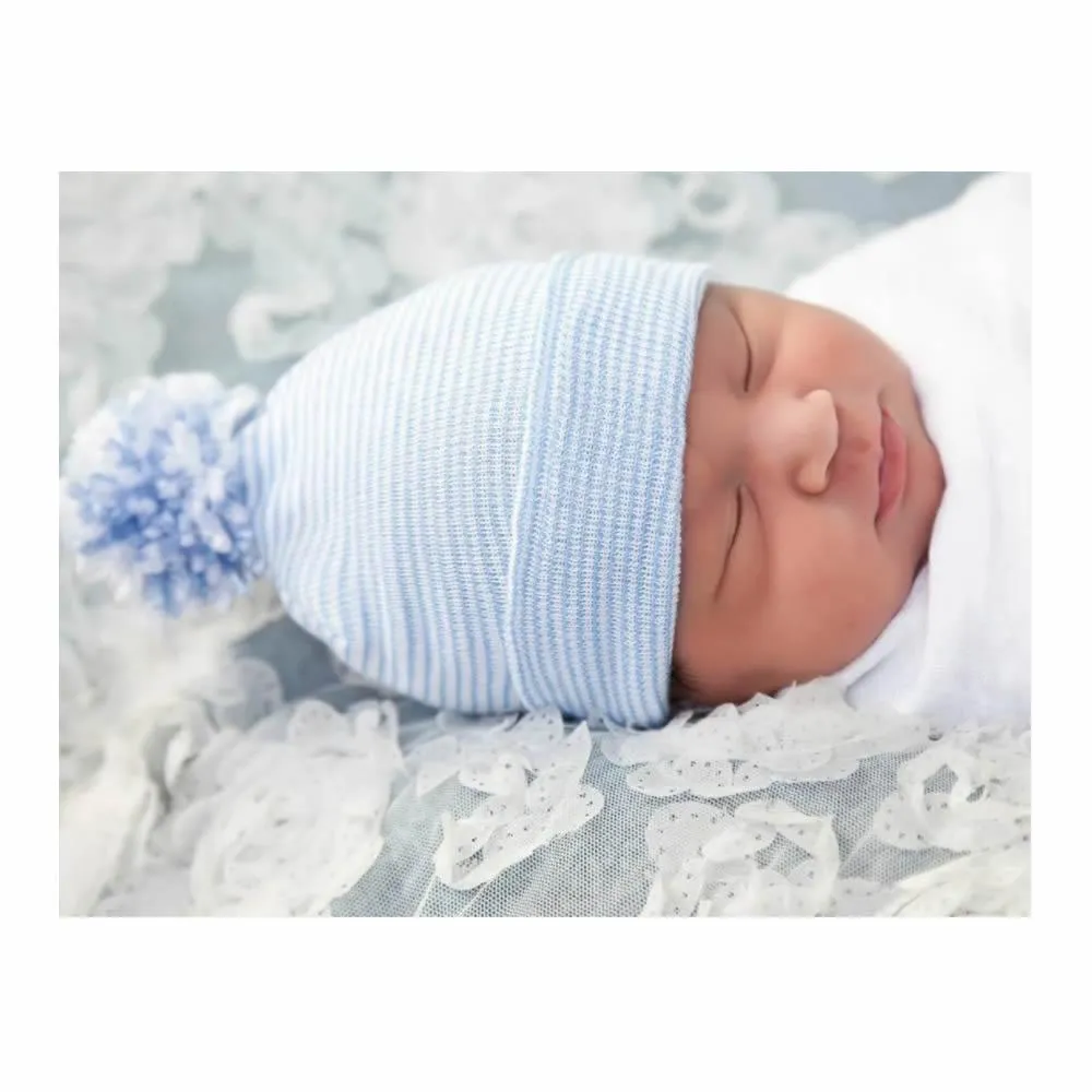 Newborn Baby Cotton Beanies MY-307-PINK