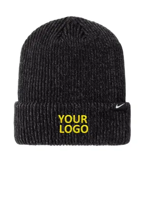 Nike Terra Branded Beanies, Black Heather