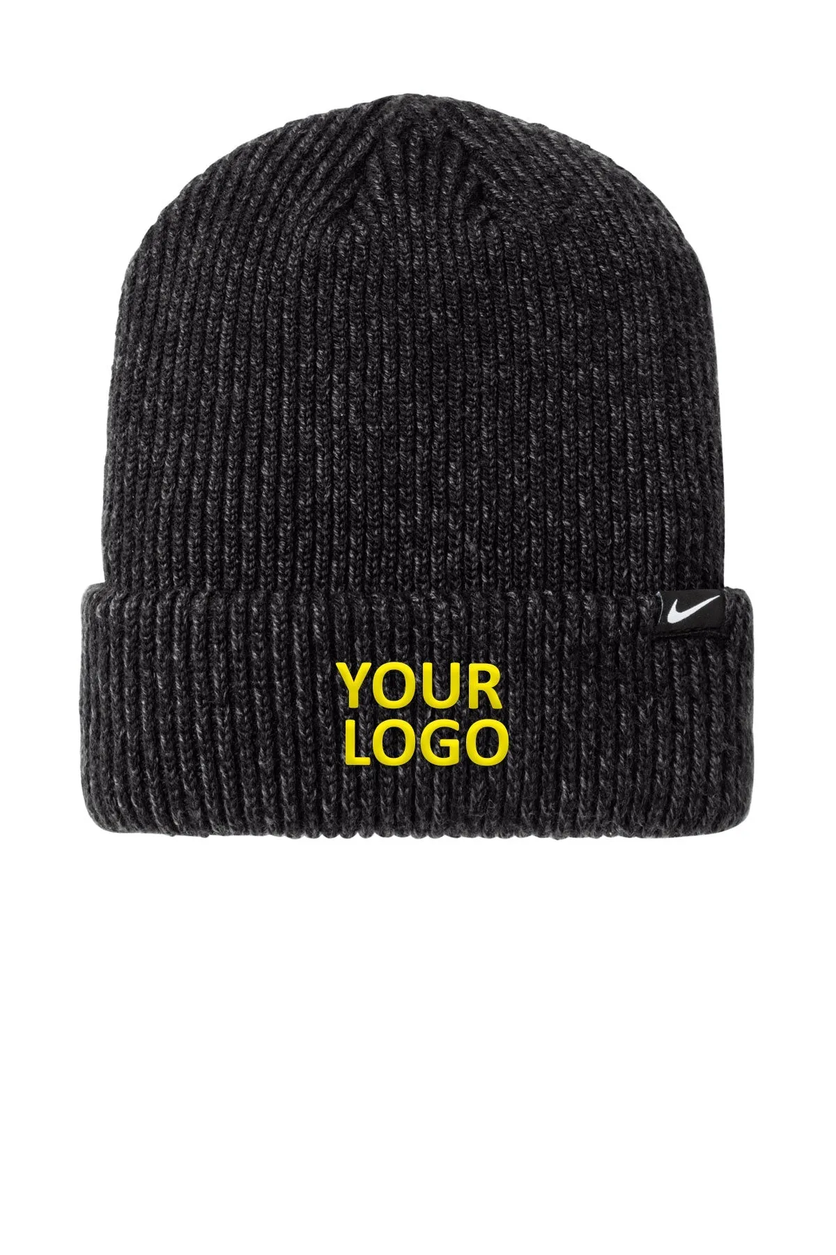 Nike Terra Branded Beanies, Black Heather