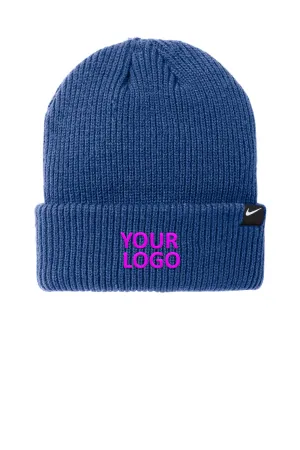 Nike Terra Branded Beanies, Gym Blue