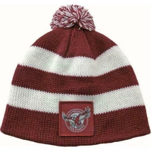 NRL Infant Beanie - Manly Sea Eagles - Warm - Winter Hat - Kids