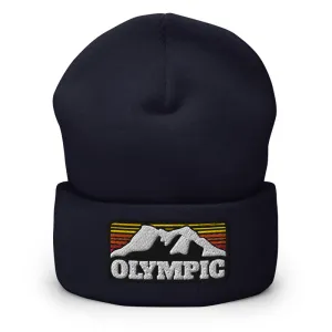 Olympic Outdoor Center Mountain Logo Cuffed Beanie