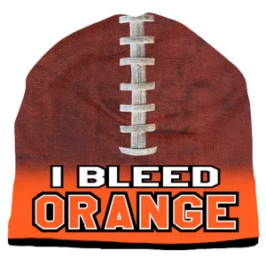 Orange And White State Pride Beanie