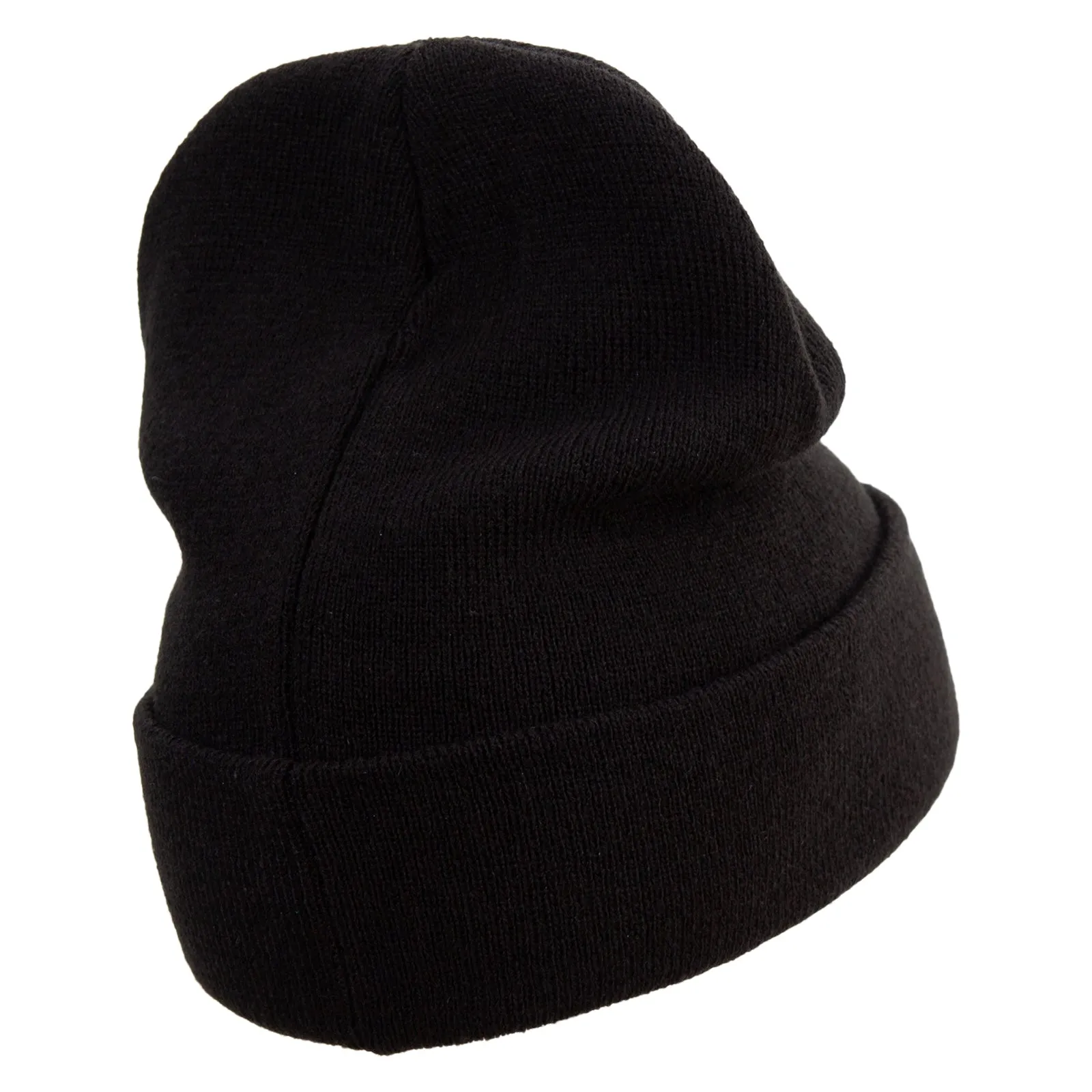 Orange Coral Logo Embroidered Big Size Acrylic Long Beanie