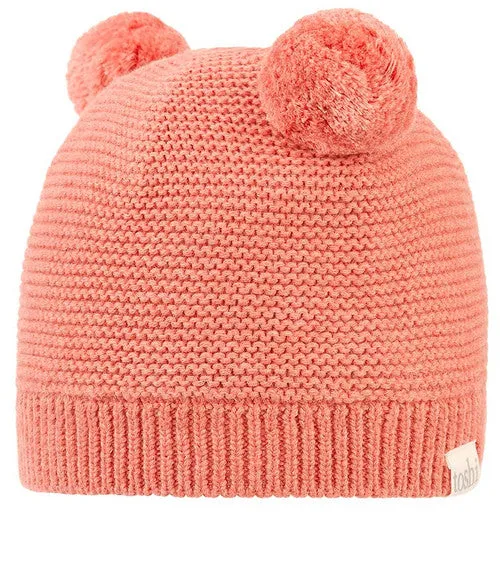 Organic Beanie Snowy Coral (LS)