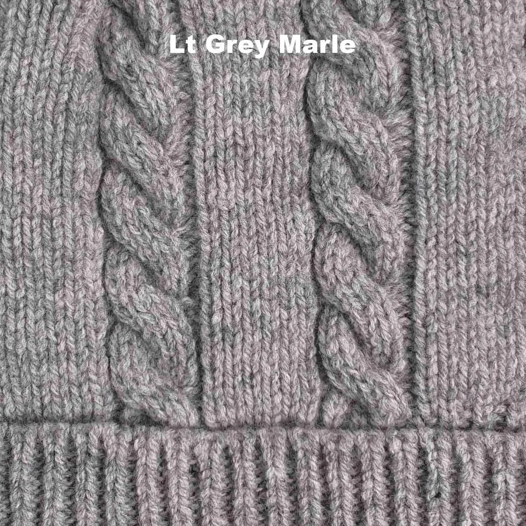 Otto and Spike - CABLE - AUSTRALIAN LAMBSWOOL - BEANIE