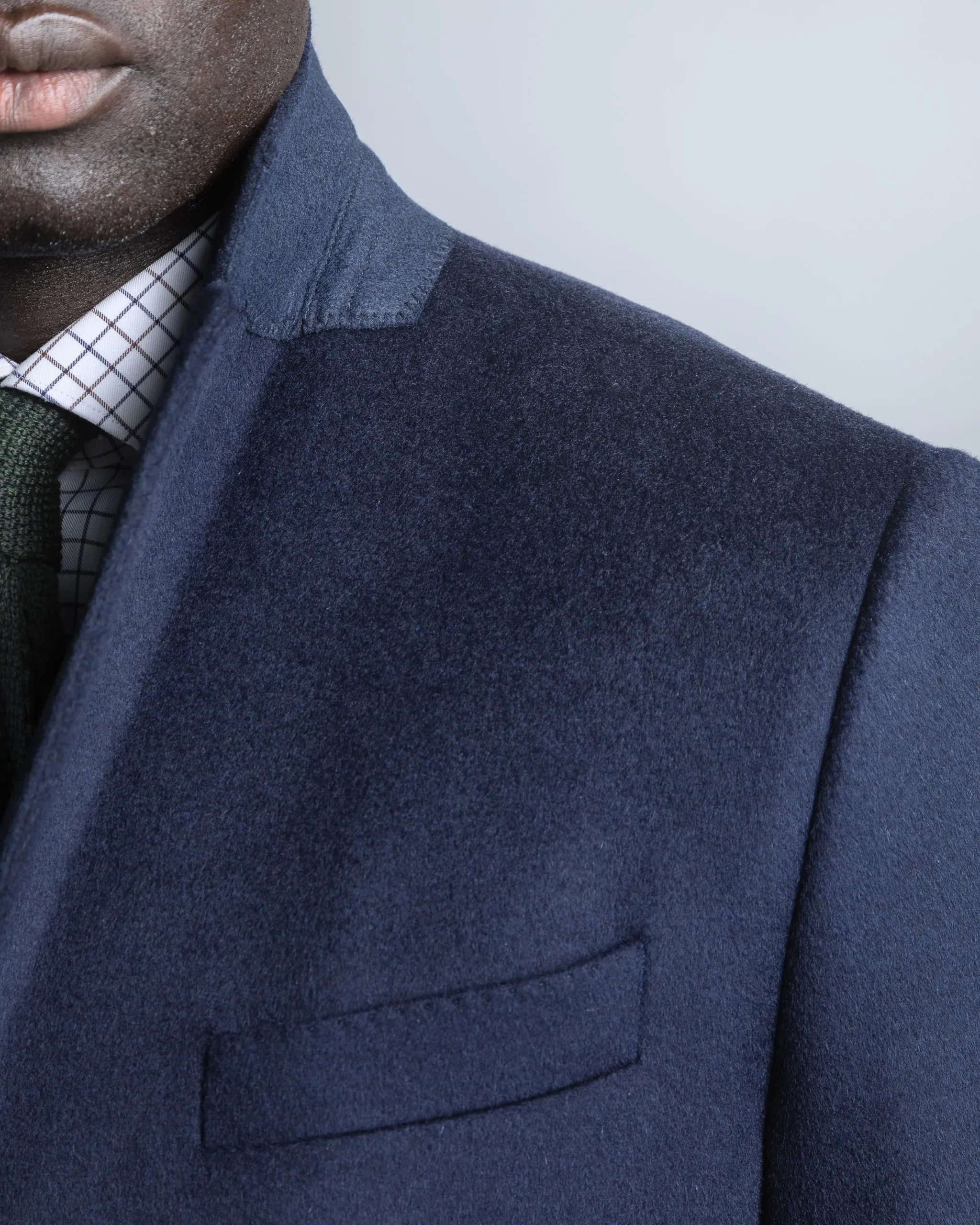 Overcoat in Dark Blue