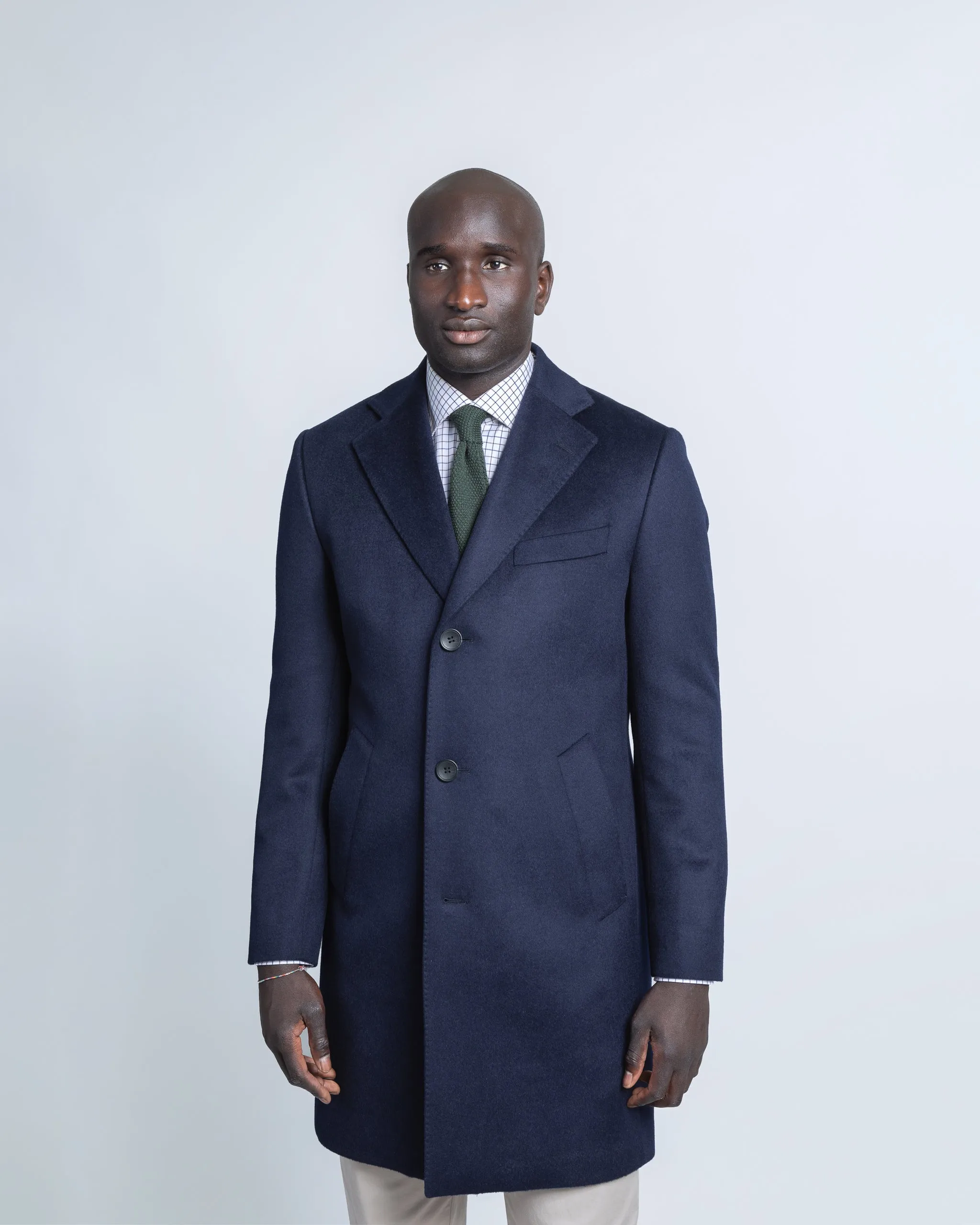Overcoat in Dark Blue