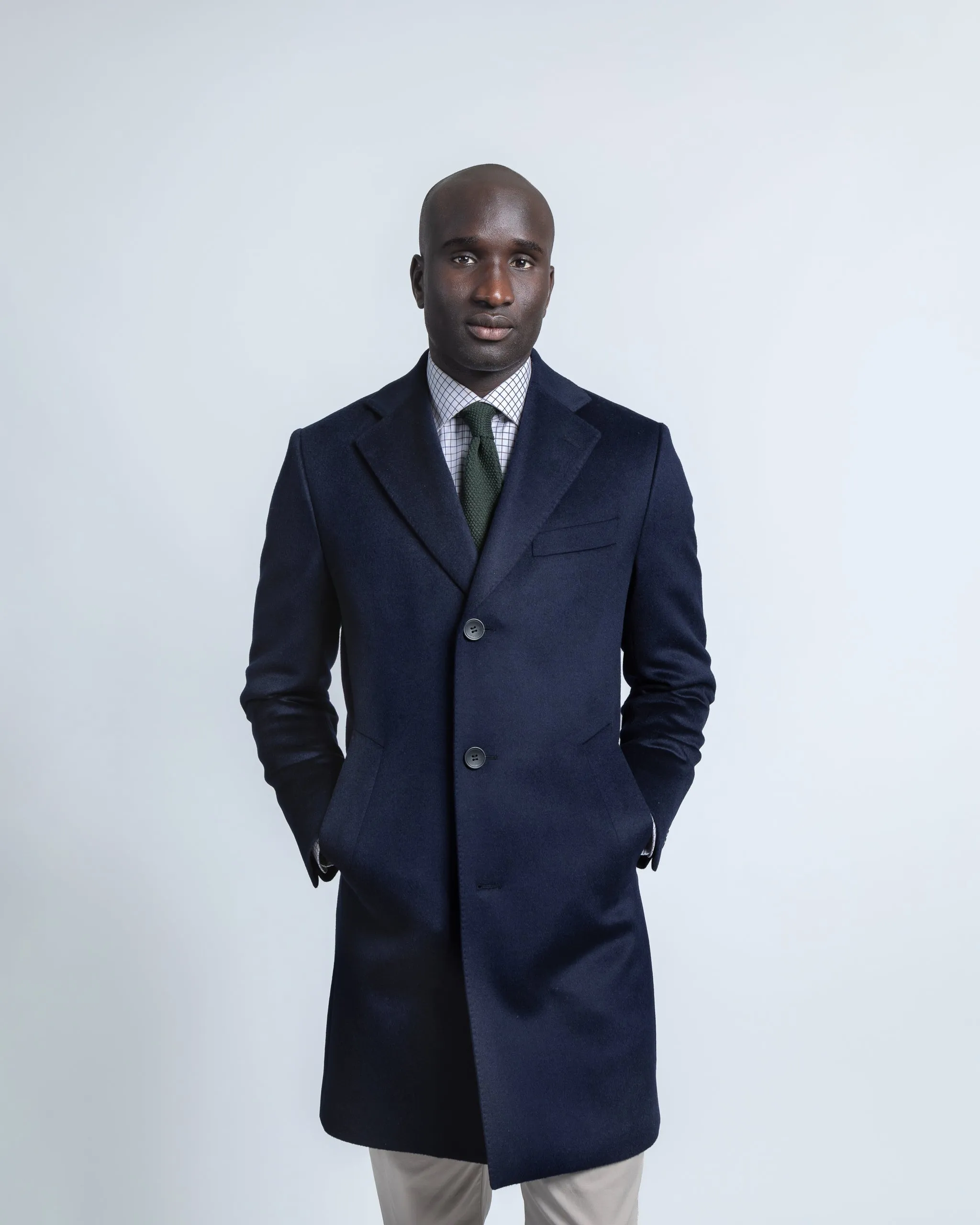 Overcoat in Dark Blue