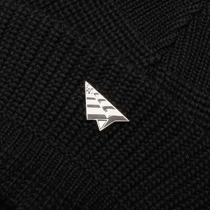 PAPER PLANES BLACK WHARFMAN BEANIE