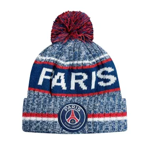 Paris Saint-Germain Adult Identity Unisex Pom Beanie