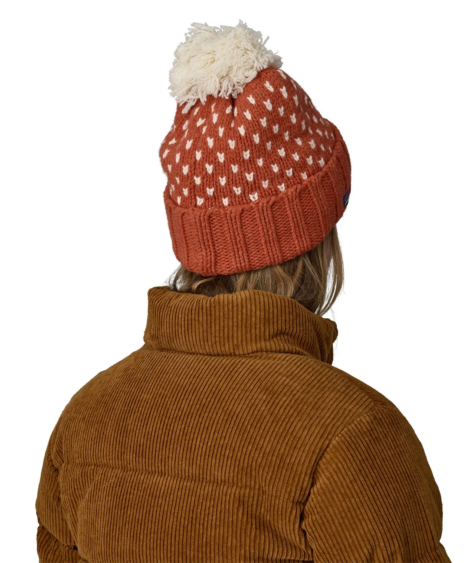 Patagonia Adult Snowbelle Beanie - Pine Burnished Red
