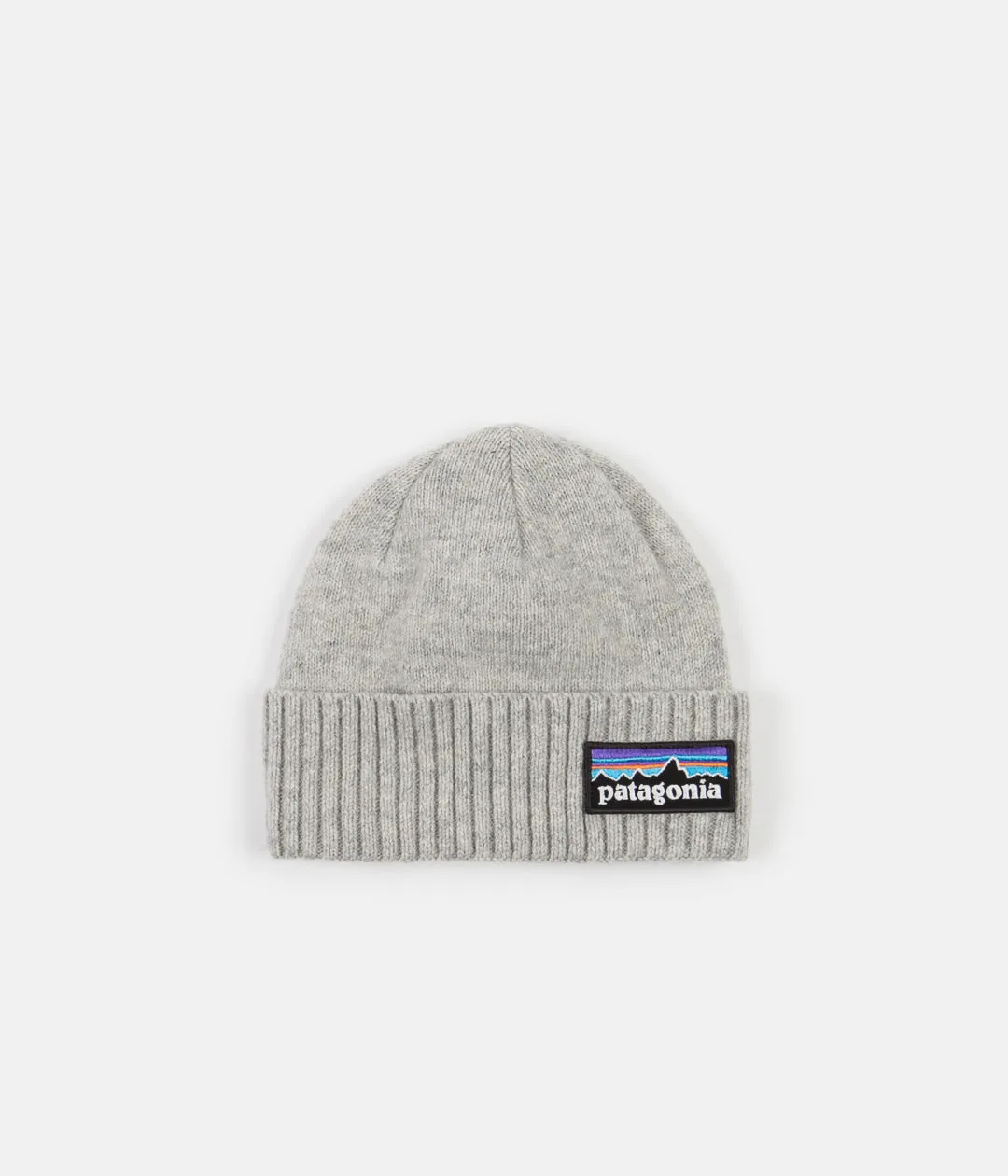 Patagonia Brodeo Beanie - P-6 Logo: Drifter Grey