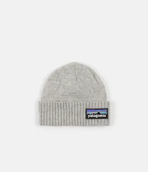 Patagonia Brodeo Beanie - P-6 Logo: Drifter Grey
