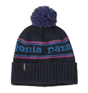 Patagonia Powder Town Beanie Park Stripe: Pitch Blue
