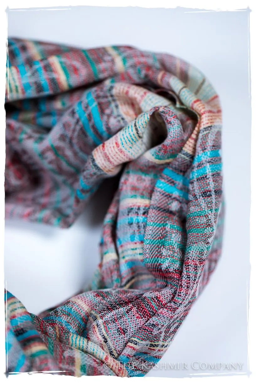 Patrizia Champs de Paisley Ivory Kashmir Wool Scarf