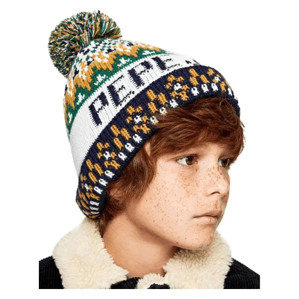 Pepe Jeans Boys Trico Beanie in Multi