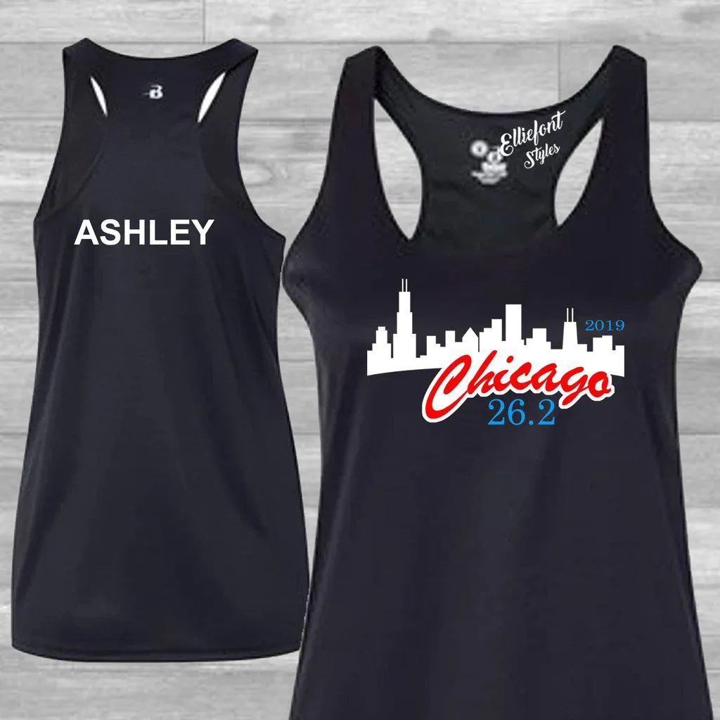 Personalized Chicago Marathon 26.2 Drifit Tank Top