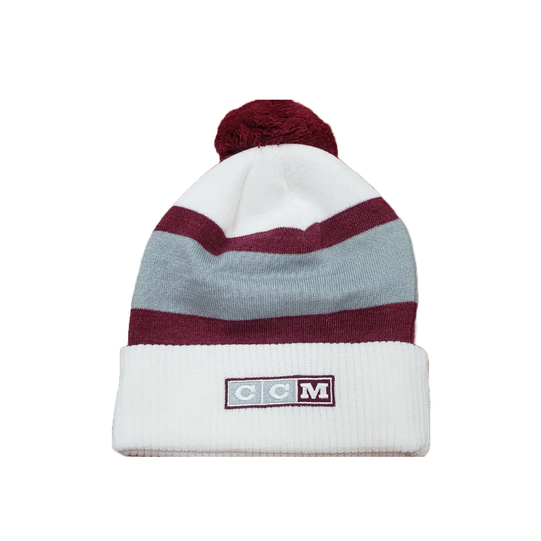 Petes CCM Pom cuff knit toque
