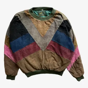 Peti Leather Patchwork Jumper