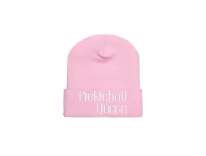 Pickleball Queen - Embroidered Winter Beanie