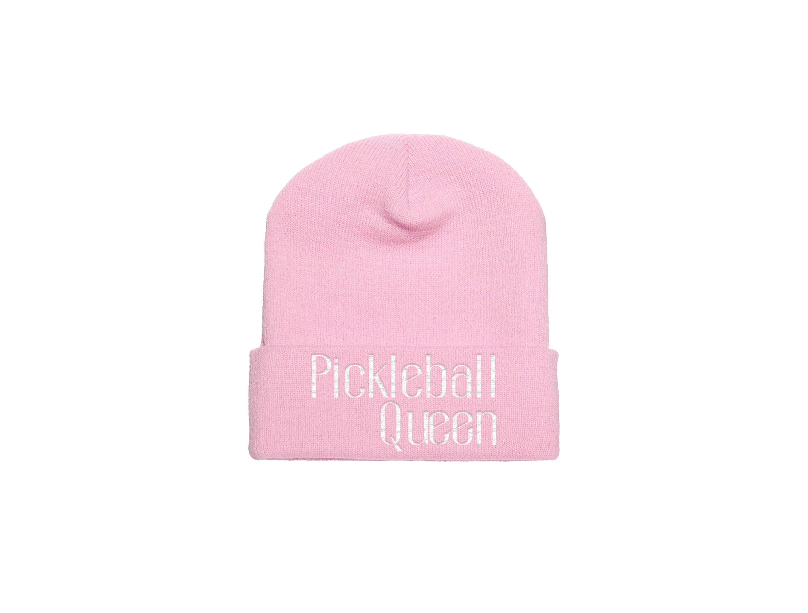 Pickleball Queen - Embroidered Winter Beanie