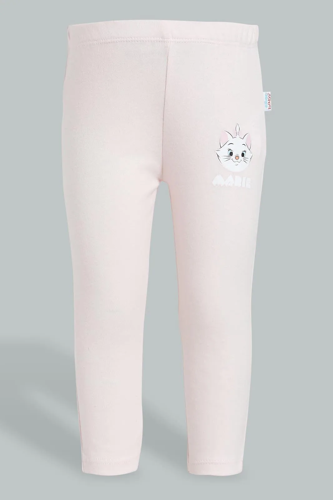 Pink And White Marie Set For Babies (3 Piece)