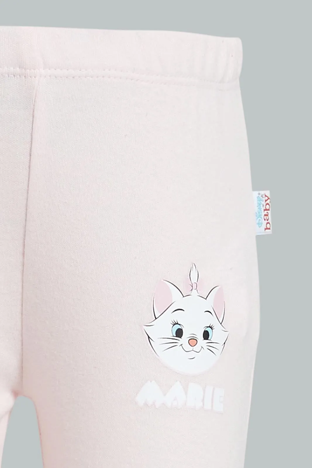 Pink And White Marie Set For Babies (3 Piece)