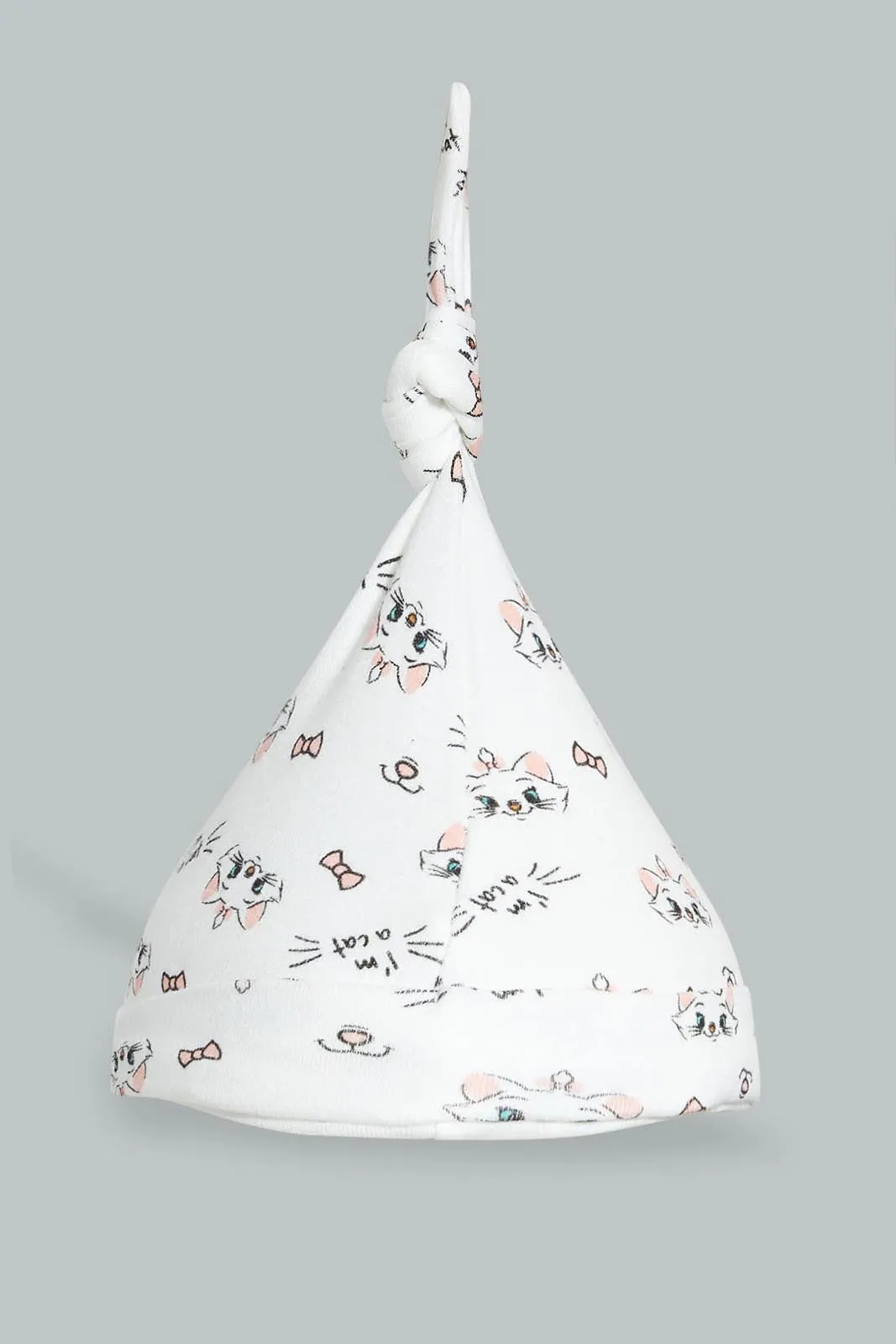 Pink And White Marie Set For Babies (3 Piece)