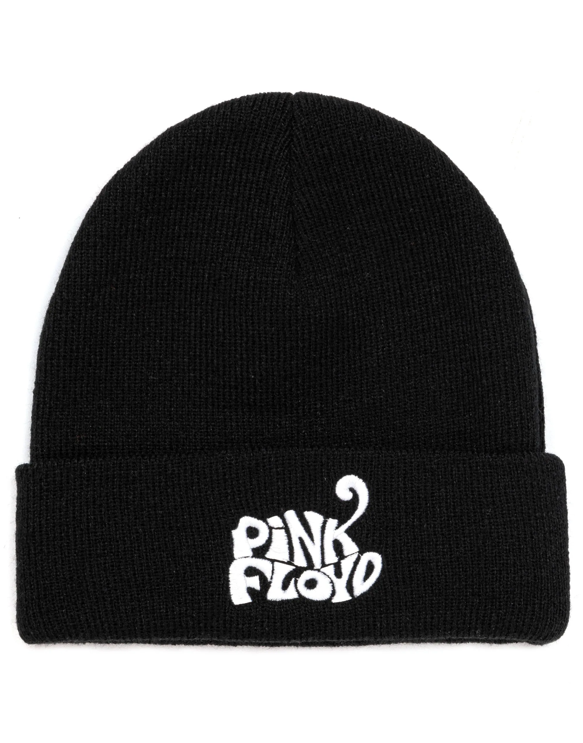 Pink Floyd Woven Badge Band Beanie Black