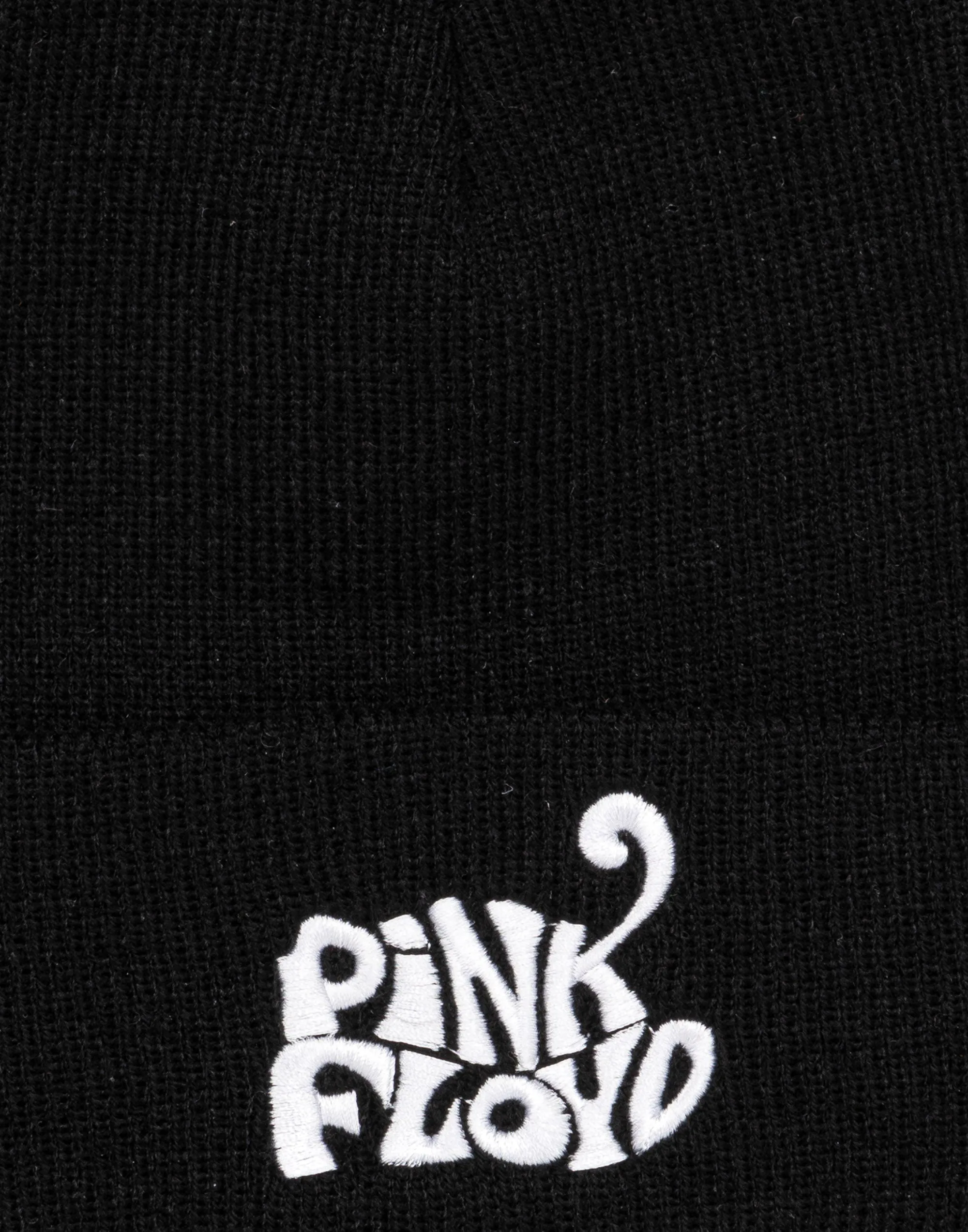 Pink Floyd Woven Badge Band Beanie Black