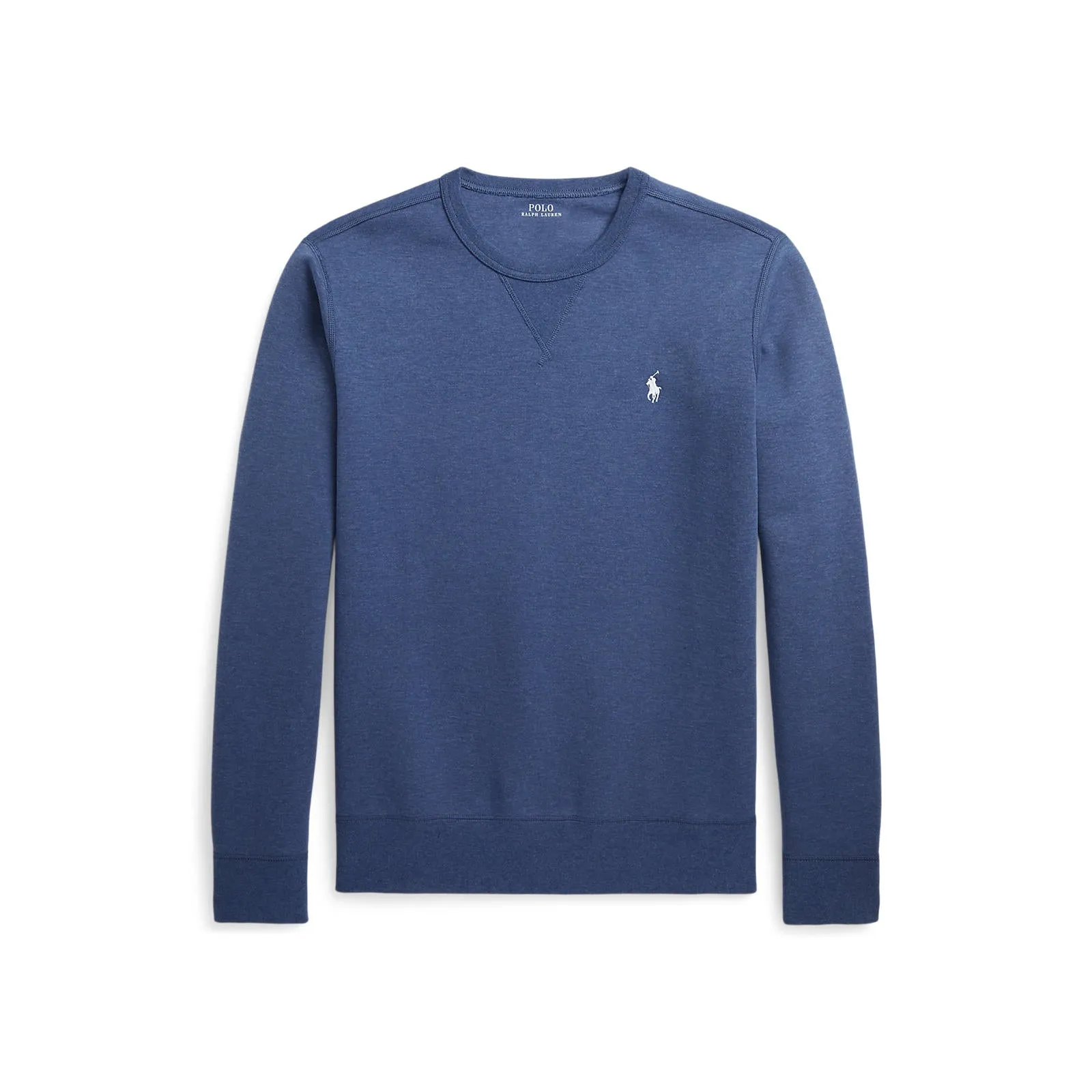 Polo Ralph Lauren - Double-Knit Crew Neck Sweatshirt - Blue Heather
