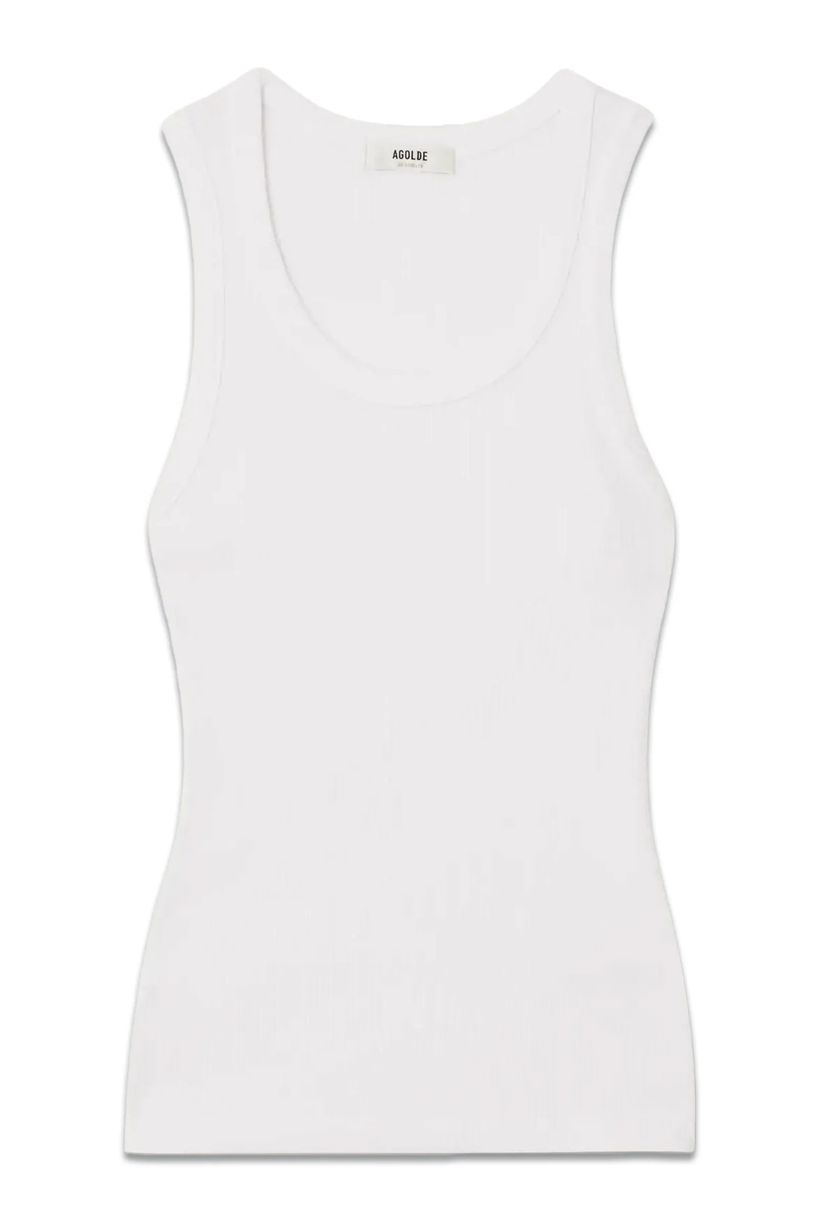 Poppy Ribbed Stretch Organic Cotton And Lyocell-blend Jersey Tank