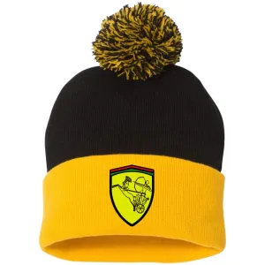 Ramses II Victory EMB Pom Pom Knit Cap