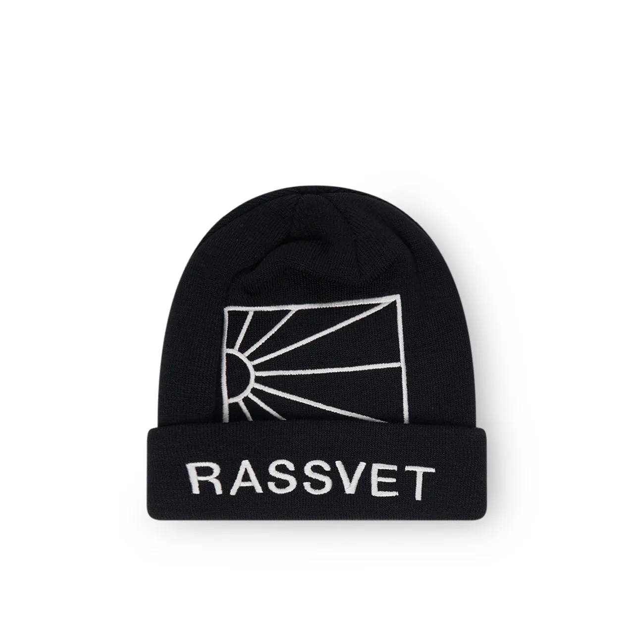 rassvet logo beanie (black)