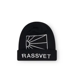 rassvet logo beanie (black)