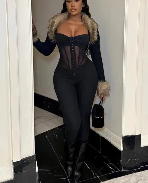 Renee Mesh Jumpsuit