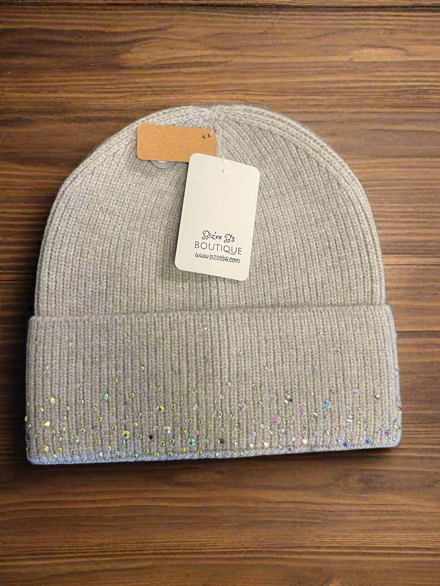 Rhinestone Beanie