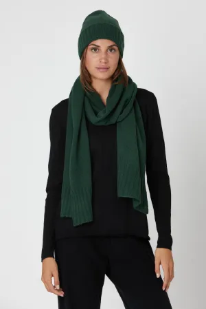 Ribbed Cashmere Scarf