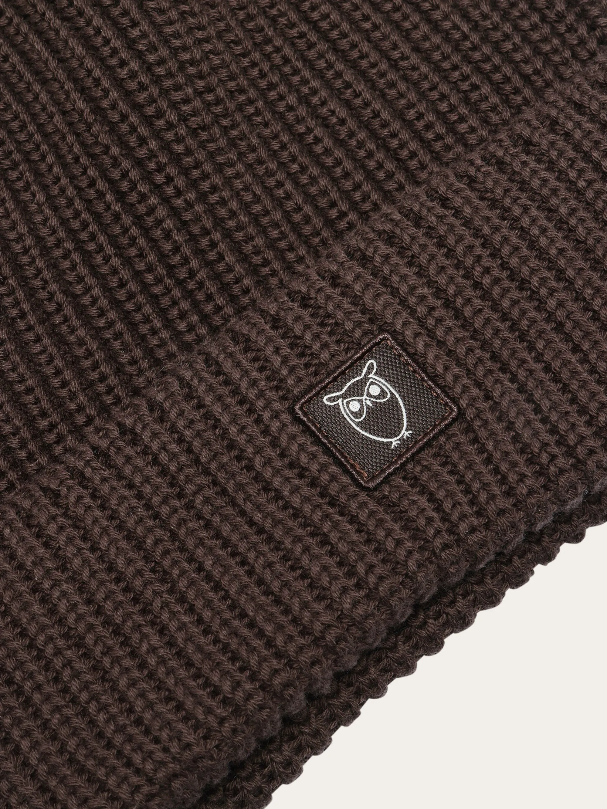 Ribbing hat - Chocolate Plum