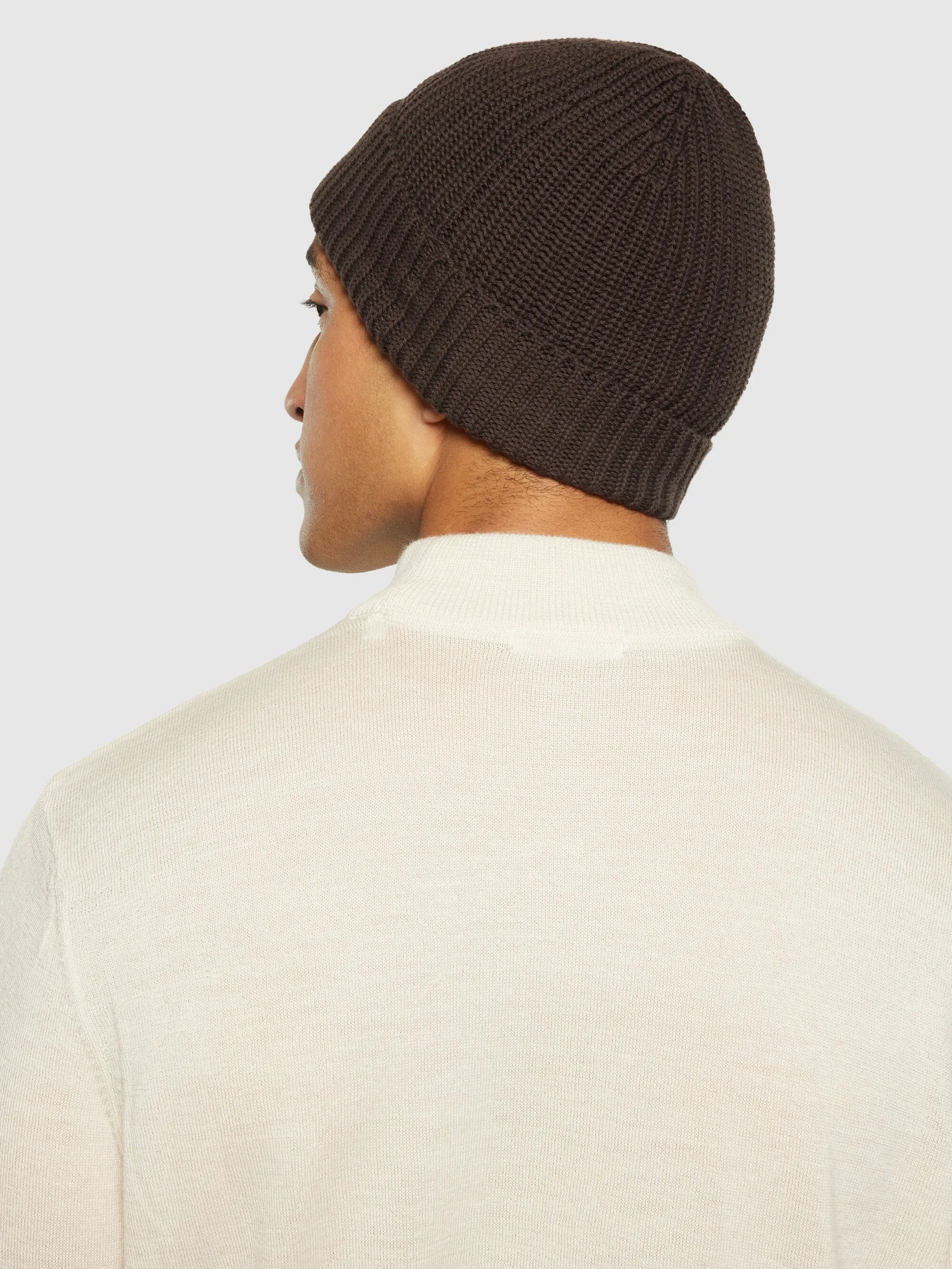 Ribbing hat - Chocolate Plum