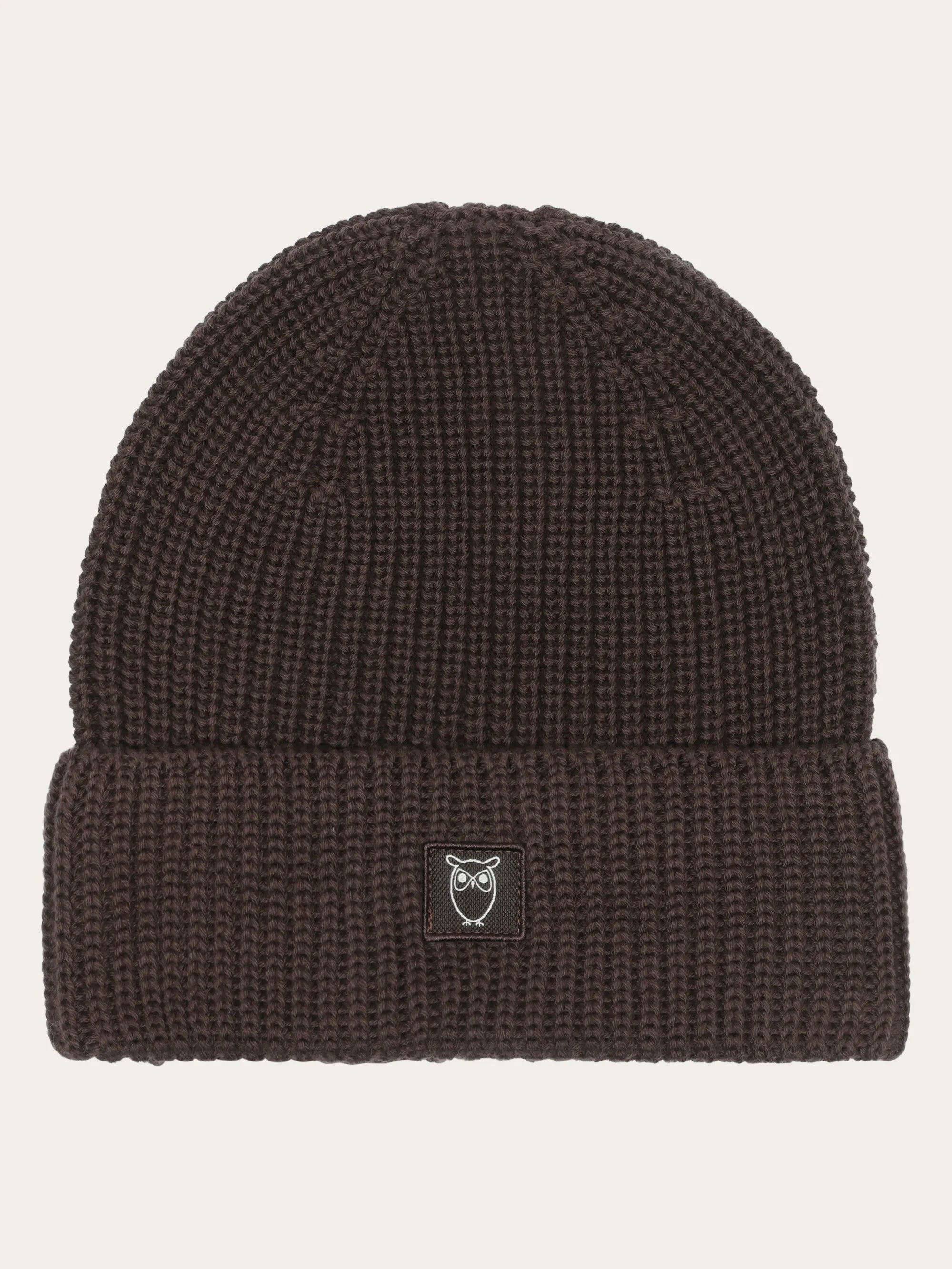 Ribbing hat - Chocolate Plum