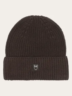 Ribbing hat - Chocolate Plum